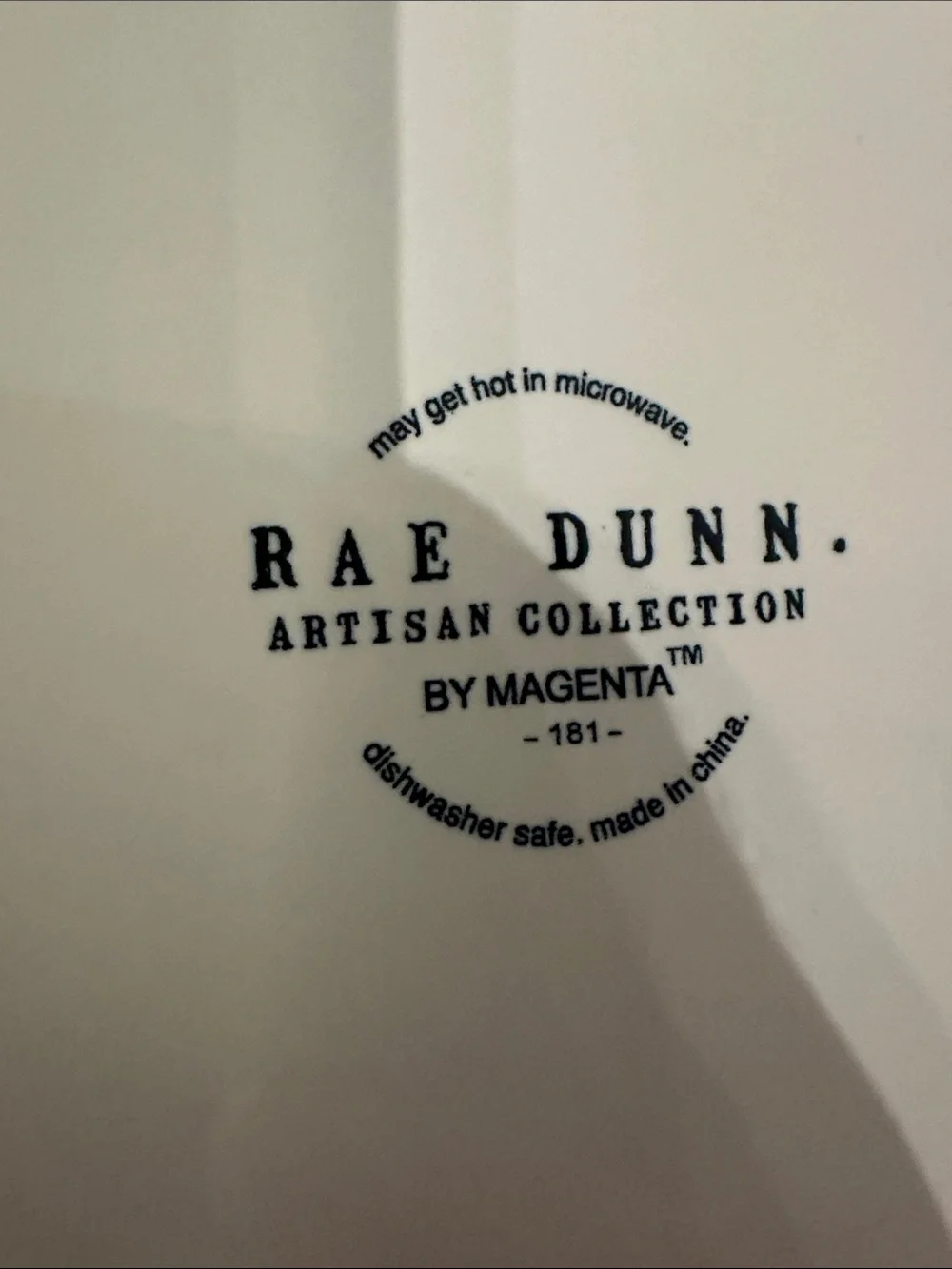 Rae Dunn Ceramic 'SPOILED' Pet Bowl - Cream with Black Lettering